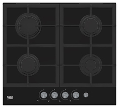 Встраиваемая варочная панель газовая Beko HILG 64235 S Black