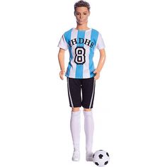 Кукла Junfa toys Футболист с аксессуарами, 121788-TN