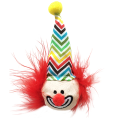 Игрушка для кошек CHOMPER Цирк Клоун в колпачке с кошачьей мятой, 20 см