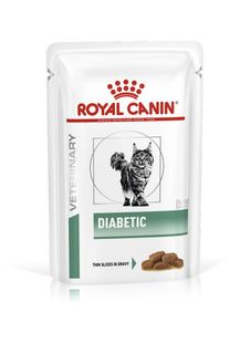 Влажный корм для кошек ROYAL CANIN Diabetic, при сахарном диабете, мясо, 85г