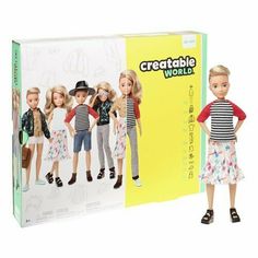 Кукла Creatable World Deluxe Character Kit Customizable Doll Mattel 19289