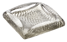 Пепельница 18х18 см, цвет beige/crome, DIVINA IVV