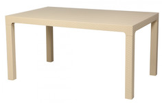 Стол для дачи Delta Arizona DEL/AR-R/90x150/F/CR beige 150x90x75 см