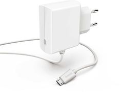 Сетевое зарядное устройство Hama H-183249, micro usb, 2,4 A, white