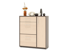 Обувница СОКОЛ ТП-4 Монт; венге/беленый дуб