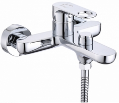 Смеситель для ванны с душем, с коротким изливом VIEIR V043531, цвет хром