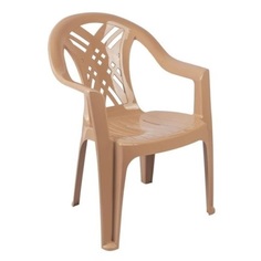 Стул для дачи Стандарт Пластик Престиж 2 СТПЛГР.79244 beige 66х60х84 см