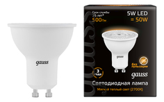 Лампочка Gauss LED MR16 5 Вт Светодиодная