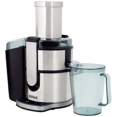 Соковыжималка центробежная Kitfort КТ-1120 Black/Silver