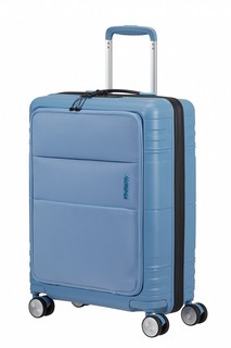 Чемодан унисекс American Tourister MC4-01001 светло-синий; 40х21х55 см
