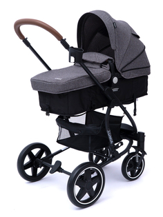 Детская коляска-трансформер 2 в 1 Tomix Emily; серая