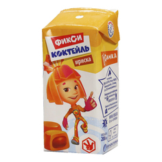 Коктейль молочный Фиксики ириска 3% бзмж 0;2 л