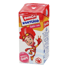 Коктейль молочный Фиксики бабл-гам 3% бзмж 0;2 л