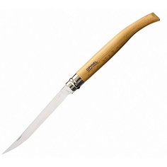 Нож филейный Opinel №15; нержавеющая сталь; рукоять бук