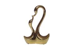 Статуэтка"Лебеди" золотая 25,5*6*17,5 Garda Decor