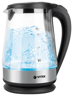 Чайник электрический Vitek 7077(MC) Black/Silver
