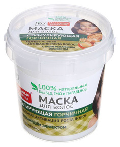 Маска для волос Фитокосметик Стимулирующая горчичная 155 мл Fitoкосметик
