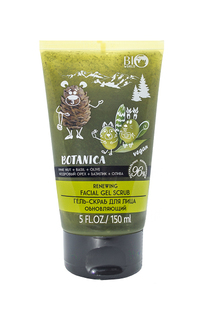 Скраб для лица Bio World Botanica Кедровый орех, базилик, олива