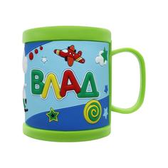Детская кружка 3D Be Happy с именем Влад