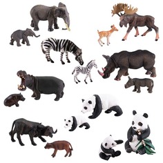 Фигурка Игрики ZOO Мир животных Травоядные с потомством, TAV006 в ассортименте