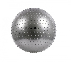 Мяч массажный Bradex Фитбол, серый, 65 см