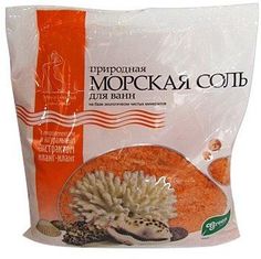 Соль для ванн ГРИН ПРОМ морская с экстрактом иланг-иланг 1000 г