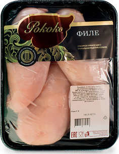 Филе грудки цыпленка-бройлера Рококо охлажденное ~1 кг