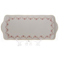Поднос 36 см прямоугольный Leander "Мэри Энн Розовый цветок" 100555