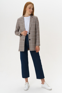 Пиджак женский ICHI 20109659 коричневый 38 EU