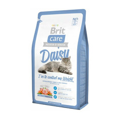 Сухой корм для кошек Brit Care Daisy, гипоаллергенный облегченный, индейка и рис, 2кг Brit*