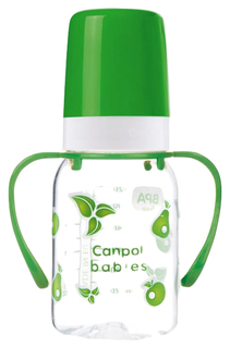 Детская бутылочка Canpol Babies Зеленая 120 мл