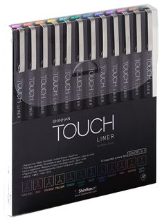 Набор линеров Touch Liner, 0,1 мм, 12 штук
