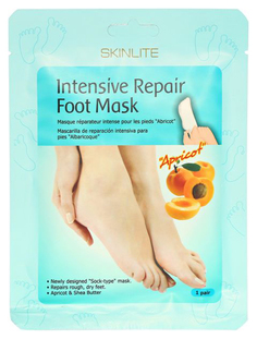 Маска для ног Skinlite Intensive Repair Foot Mask Apricot