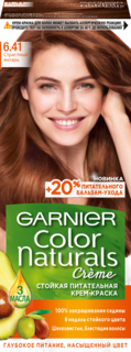 Краска для волос Garnier Color Naturals, тон №6.41 Страстный янтарь