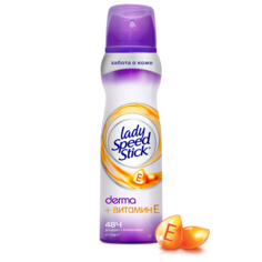 Дезодорант-спрей Lady Speed Stick Derma + Витамин Е 150 мл