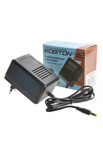 Сетевое зарядное устройство Robiton AB12-800S 12V-0,5А 5,5х2,1/12 (+)