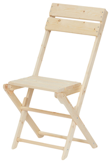 Стул для дачи Hoff Карелия 80298172 natural 40х8х98 см