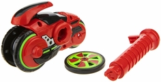 Мотоцикл с диском 1Toy Spin Racer Hot Wheels Огненный Фантом, 12 см