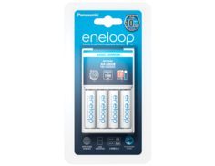 Зарядное устройство Panasonic + аккумуляторные батарейки Eneloop AA (K-KJ51MCC40E)