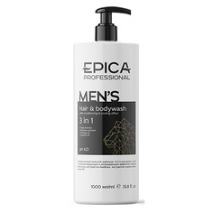 Шампунь для волос и тела Epica Mens 1 л