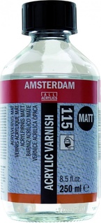 Лак для акрила Amsterdam (115) матовый 250мл Greenwich Line