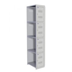Шкаф для раздевалок модульный Практик ML-04-30 (доп. модуль), 1830х300х500, 1 секция Промет