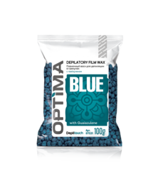 Пленочный воск для депиляции в гранулах Depiltouch OPTIMA «BLUE»(азулен), 100 гр