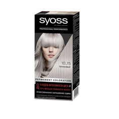 Стойкая крем-краска для волос Syoss Color, 10-15 Титановый, 115 мл