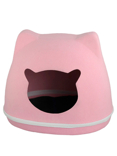 Домик для кошек Не Один Дома Сахарная вата, розовый, 40х33х35 см