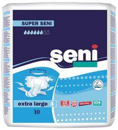 Подгузники для взрослых SENI Super Seni Extra Large, 10 шт (XL10-JA1)