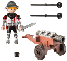 Игровой набор Playmobil Экстра-набор:Рыцарь с пушкой