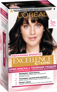 Крем-краска для волос LOreal Paris "Excellence" Темно-каштановый