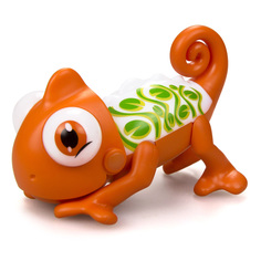 Интерактивное животное Silverlit Хамелеон Глупи оранжевый