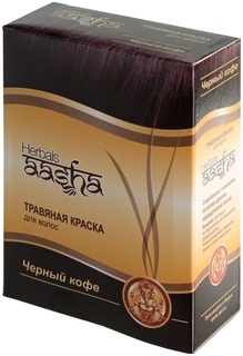 Краска для волос Aasha Травяная Черный кофе 60 г